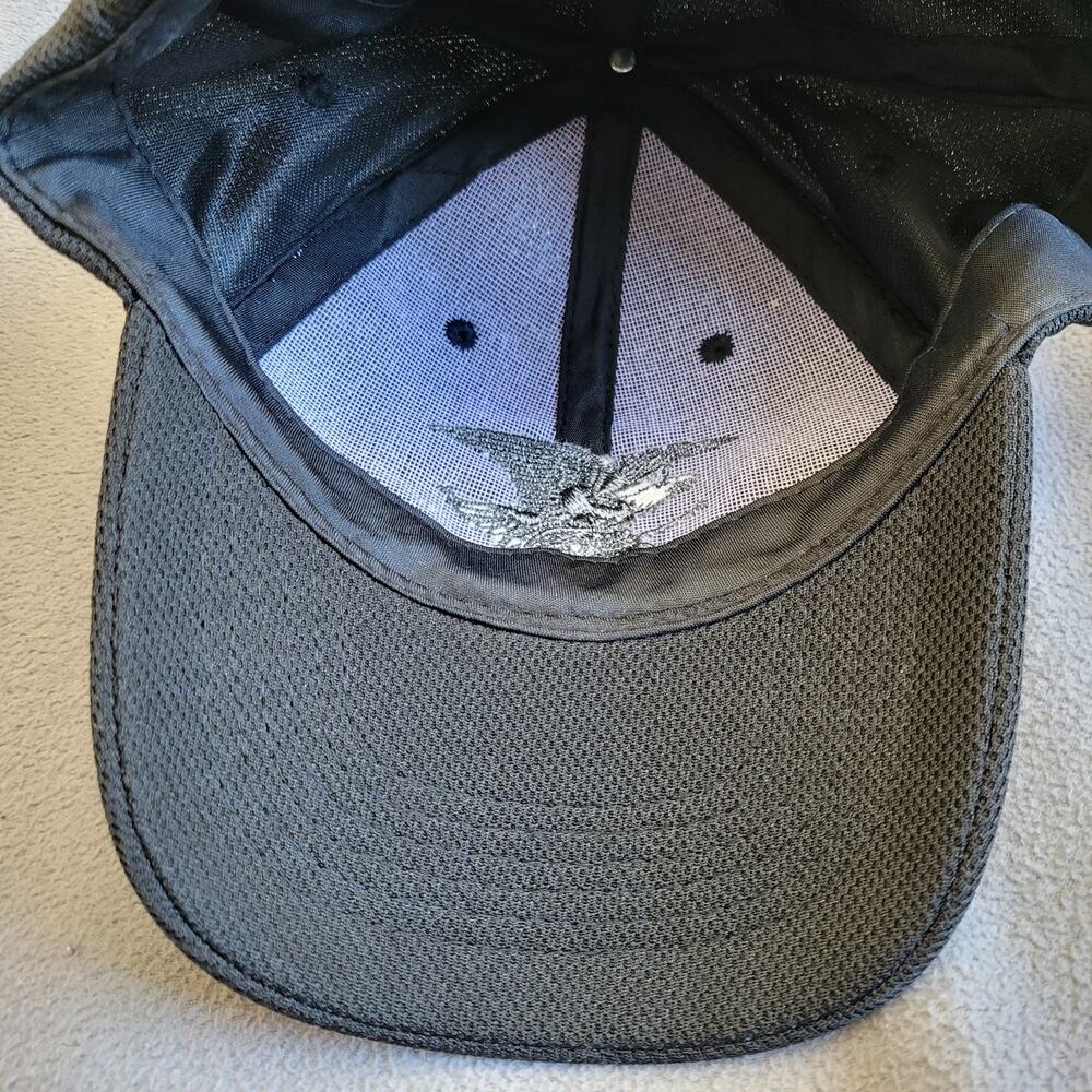 NRA EAGLE Hat Cap One Size Black Gray Embroidered Logo Breathable Adjustable - Picture 6 of 8